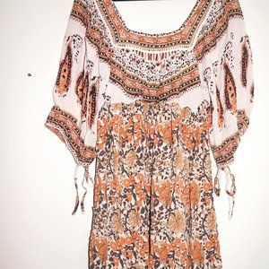 Free swinging brown mini dress by Free people